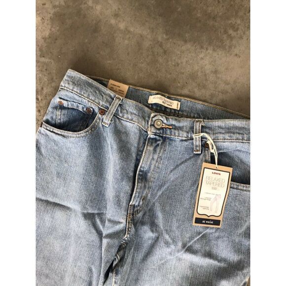 Levi’s Relaxed Tapered Womens Light Stonewash At Waist Jeans 10 Medium - Picture 5 of 11